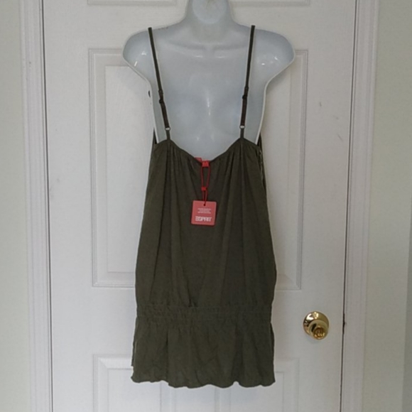 $5 ESPRIT Spaghetti Strap Tunic Tank Top S - Picture 3 of 13